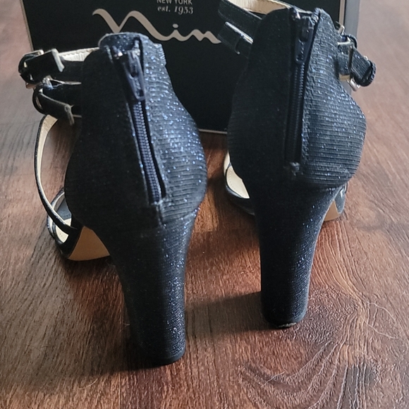 Navy with sparkle sandals - Picture 4 of 4